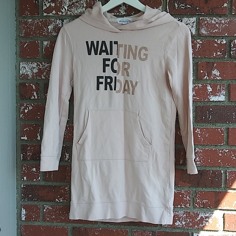 Girl Hoodie SweatDress Cotton Size 8